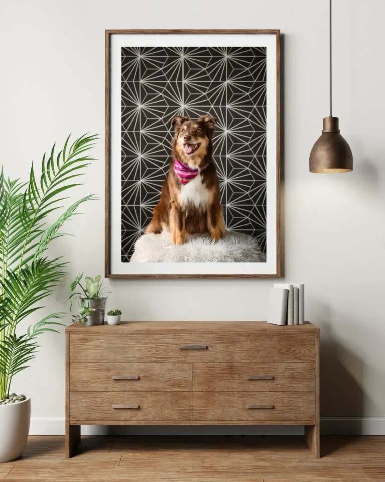 Almond- Framed Mat