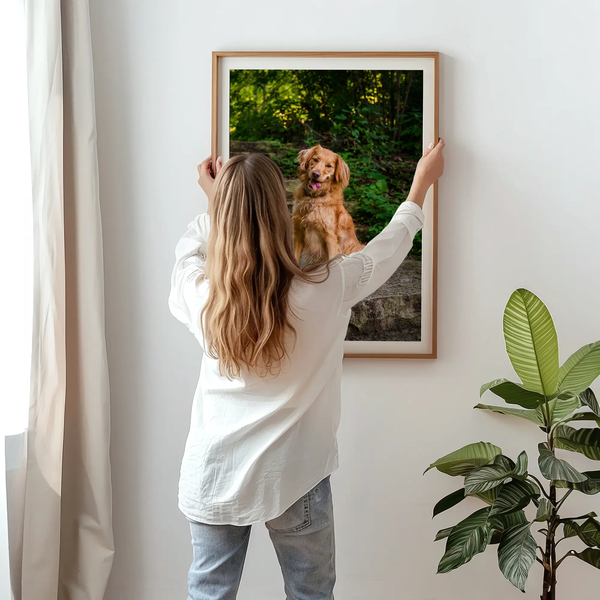 Fika Framed Mat Person